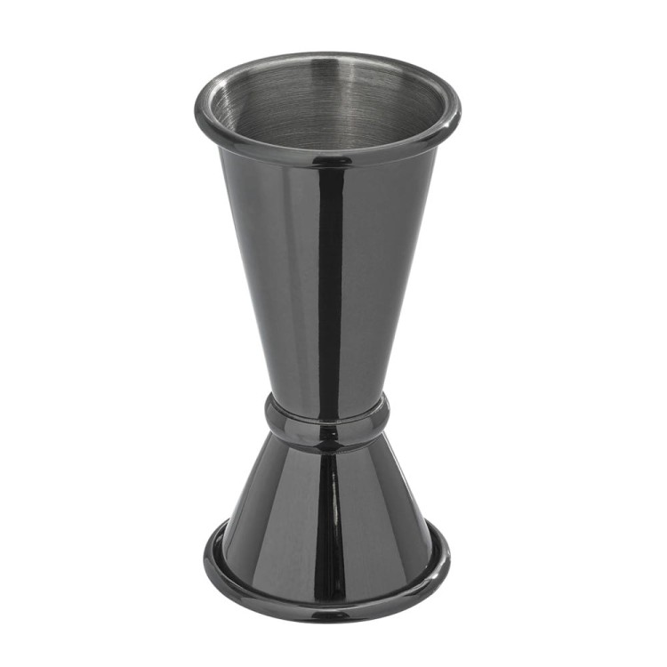 Miarka barowa, czarna, Jigger 20/40 ml, Japan, Gun Metal Black