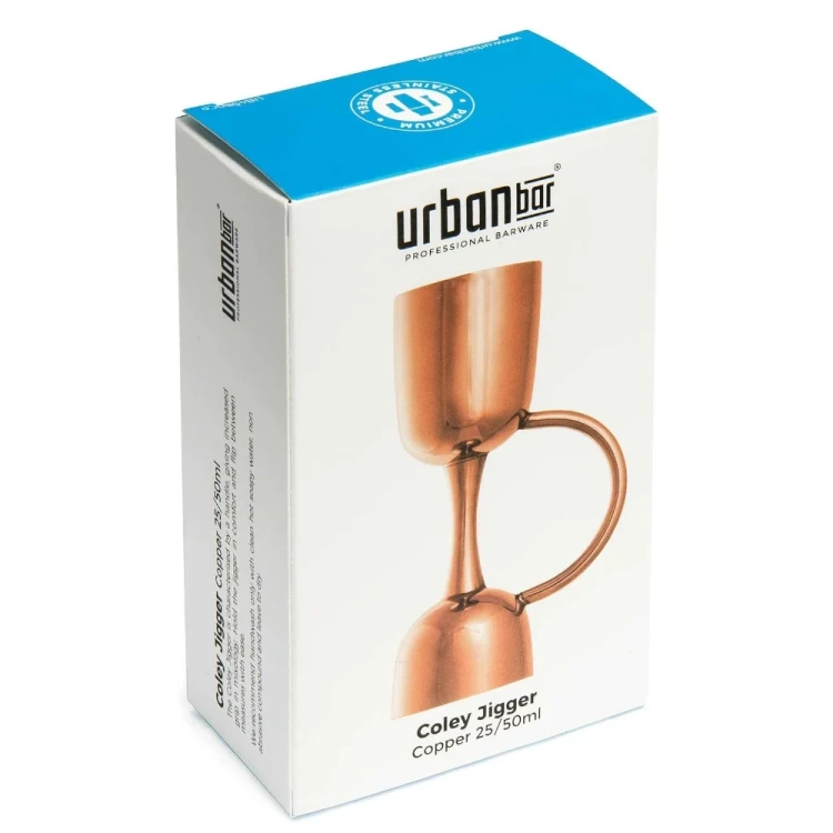 Miarka barmańska, miedziana, Coley Jigger 25-50 ml, Urban Bar3.webp
