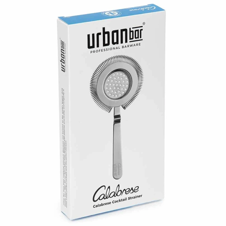 Sitko barmańskie - Hawthorne Strainer Calabrese – Urban Bar 3.WEBP