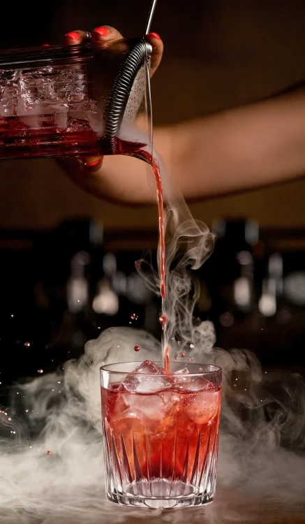 szklanka Torino niska 400 ml wlewanie drinka.webp