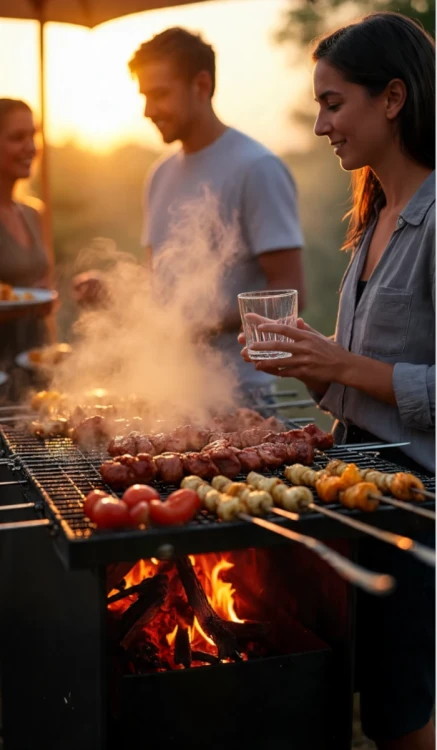 szklanka Torino niska 400 ml na grilu.webp