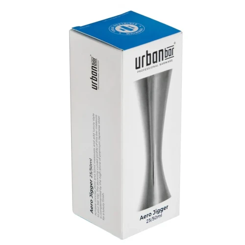 Miarka barmańska Aero Jigger 25/50 ml w eleganckim pudełku prezentowym