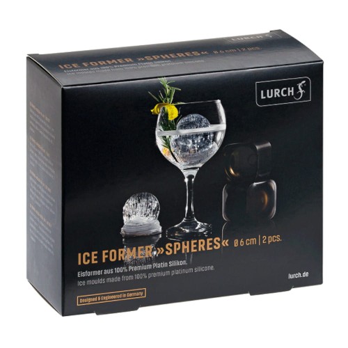 Forma do kul lodowych 2 sztuki, średnica 6 cm,  Ice Spheres