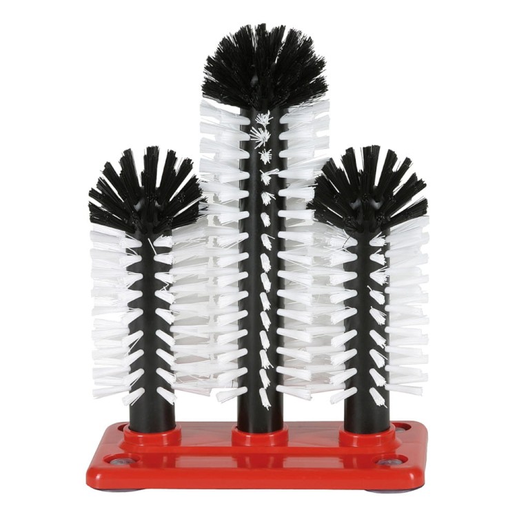 Szczotki z przyssawką, zmywak do czyszczenia kufli i szklanek, w komplecie 2 sztuki 18cm, 1 sztuka 25cm