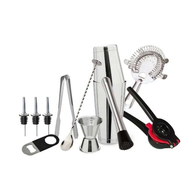 Zestaw barmański 12 elementów, do Twojego baru, pomysł na prezent