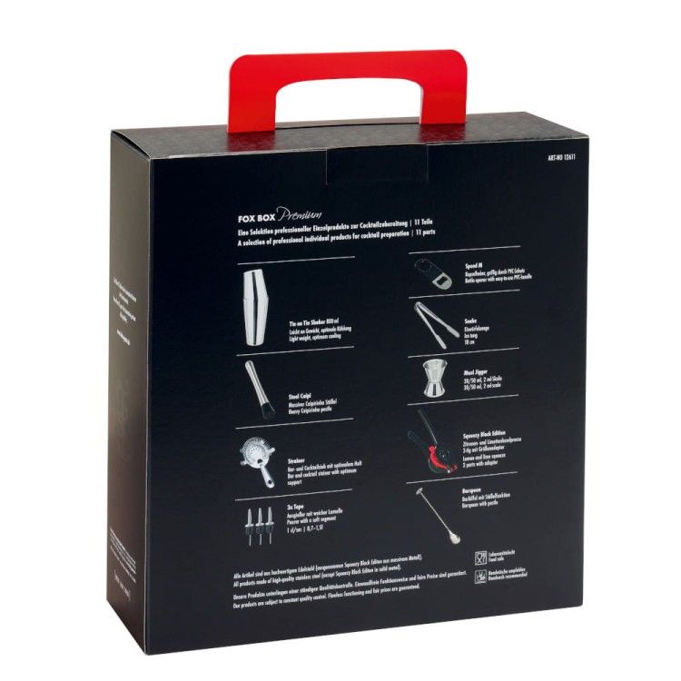 Zestaw barmański 12 elementów, do Twojego baru, pomysł na prezent