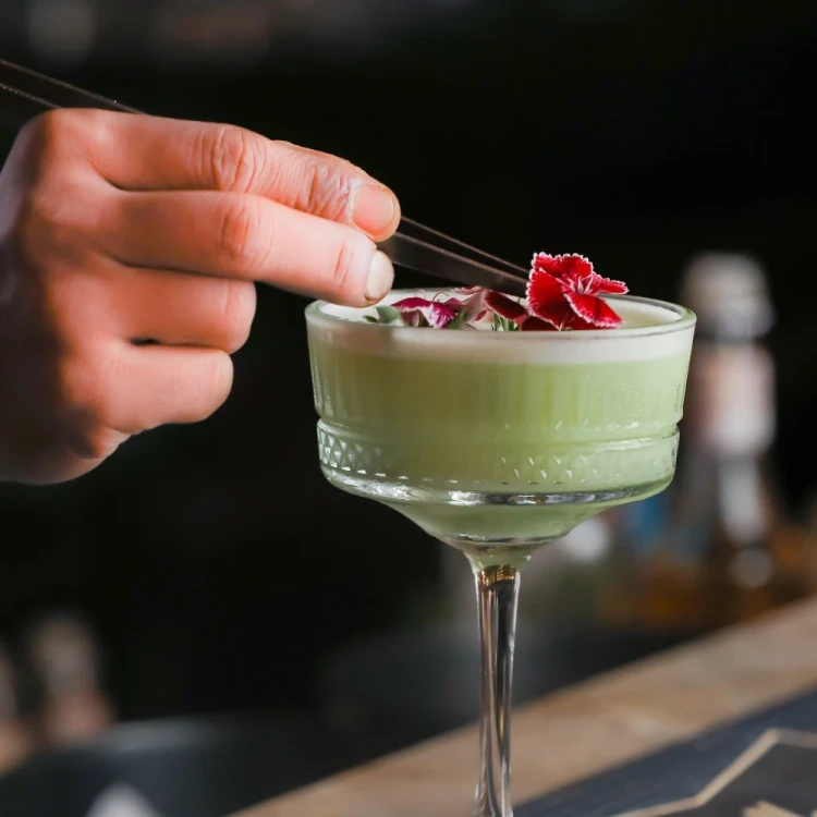 Pinceta barmańska, szczypce do owoców, stal nierdzewna, długość 30 cm