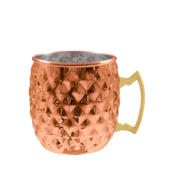 Kubek do Moscow Mule Diamant, 550 ml, kolor miedziany