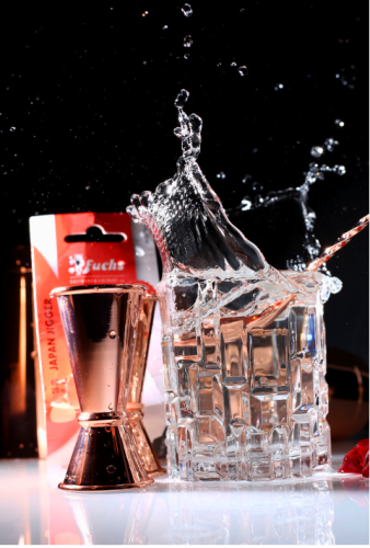 Miarka barmańska, miedziana, Jigger 20/40 ml, Japan